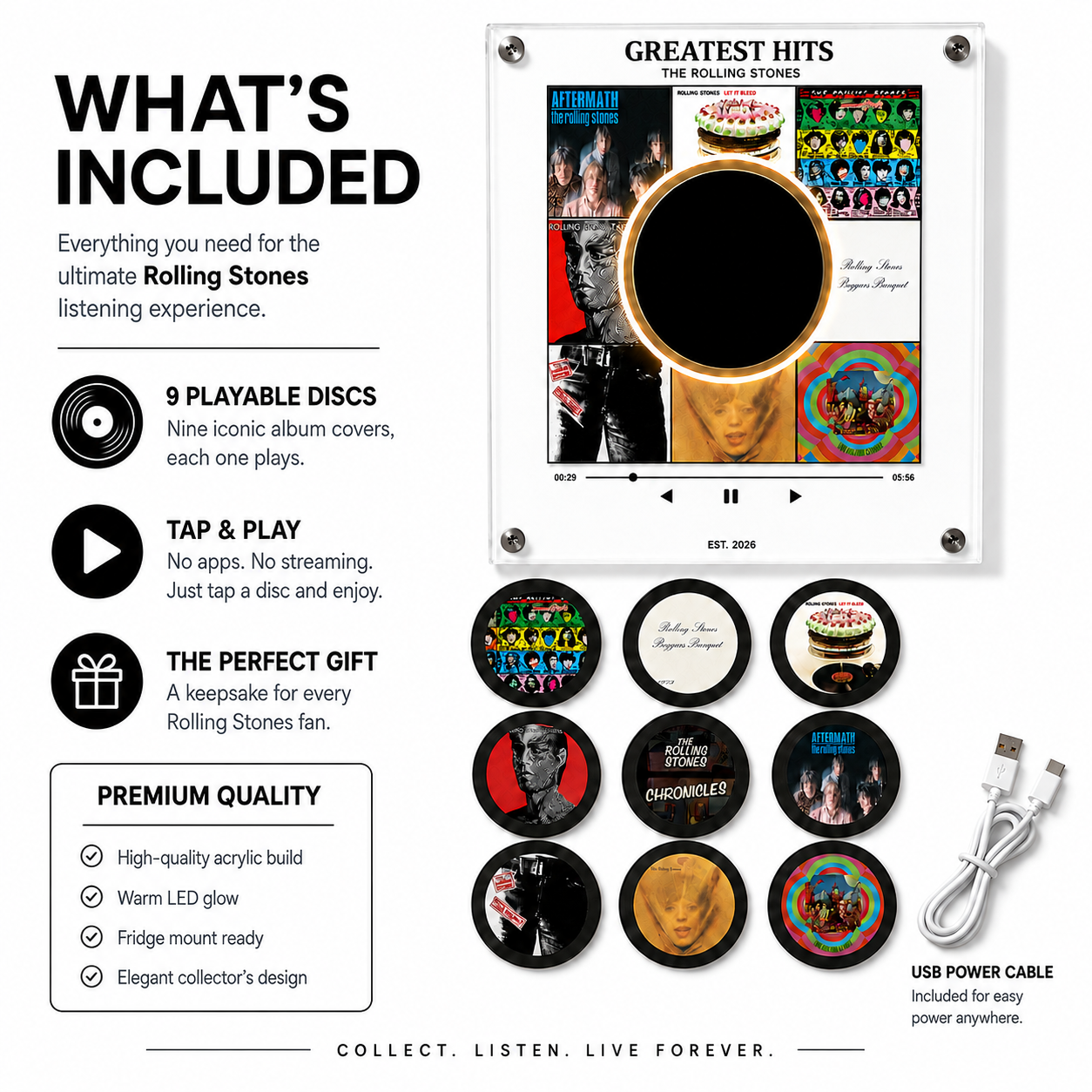 Rolling Stones - Music Player